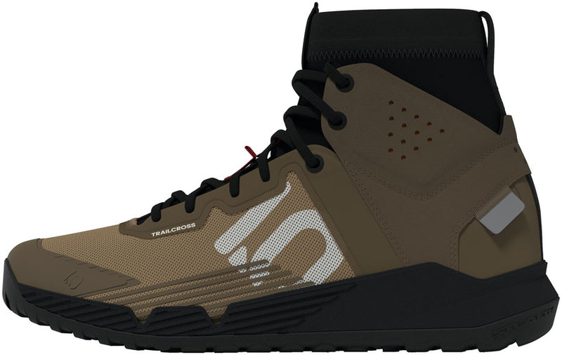 Load image into Gallery viewer, Five Ten Trailcross Mid Pro Flat Shoes - Men's Cardboard/Off White/Core BLK 12
