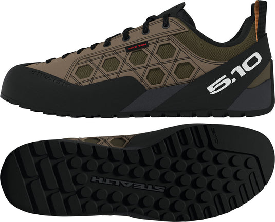 Five Ten Guidetennie Flat Shoes - Men's Cardboard/FTWR White/Core Black 9