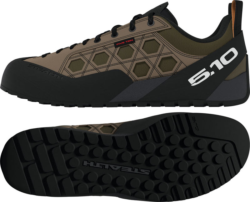 Load image into Gallery viewer, Five Ten Guidetennie Flat Shoes - Men's Cardboard/FTWR White/Core Black 13
