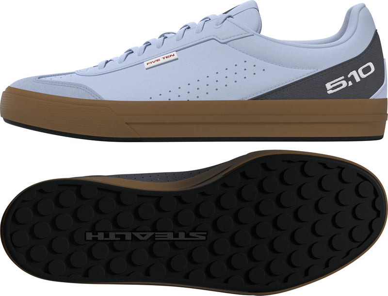 Load image into Gallery viewer, Five Ten Sleuth DLX 2 Flat Shoes - Men's Crystal Sky/Footwear White/Gray 6 10
