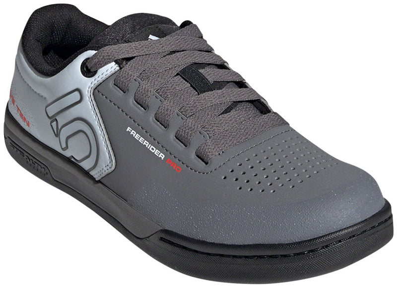 Load image into Gallery viewer, Five Ten Freerider Pro Flat Shoes - Men's Gray Five / Cloud White / Halo Blue 13
