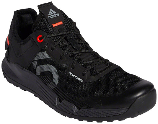 Five Ten Trailcross LT Flat Shoes  -  Women's Core BLK / Gray Two / Solar Red 7.5