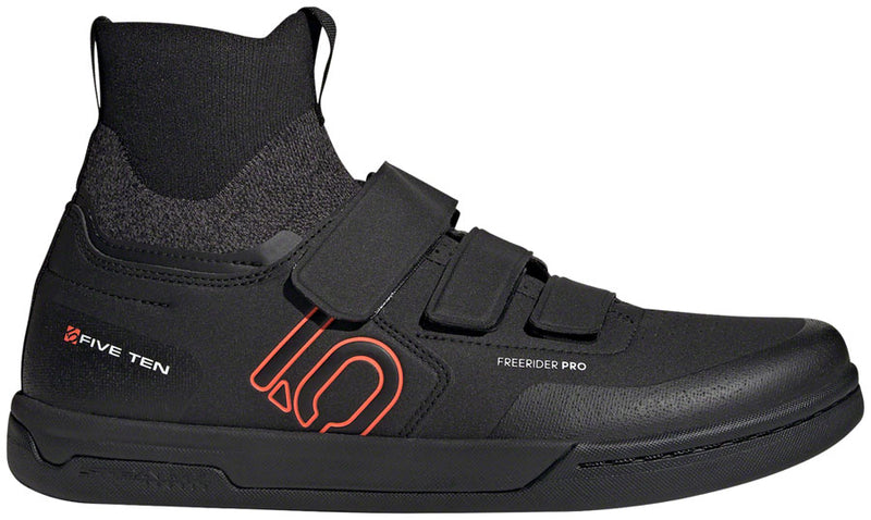 Load image into Gallery viewer, Five Ten Freerider Pro Mid VCS Flat Shoes - Men's Black 12.5
