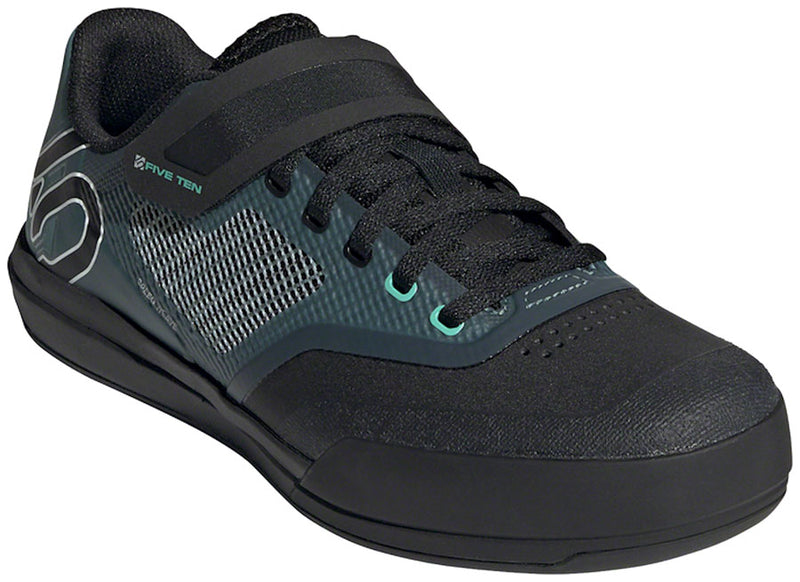 Load image into Gallery viewer, Five Ten Hellcat Pro Mountain Clipless Shoes  -  Women's Core BLK/Crystal White/DGH Solid Gray 10
