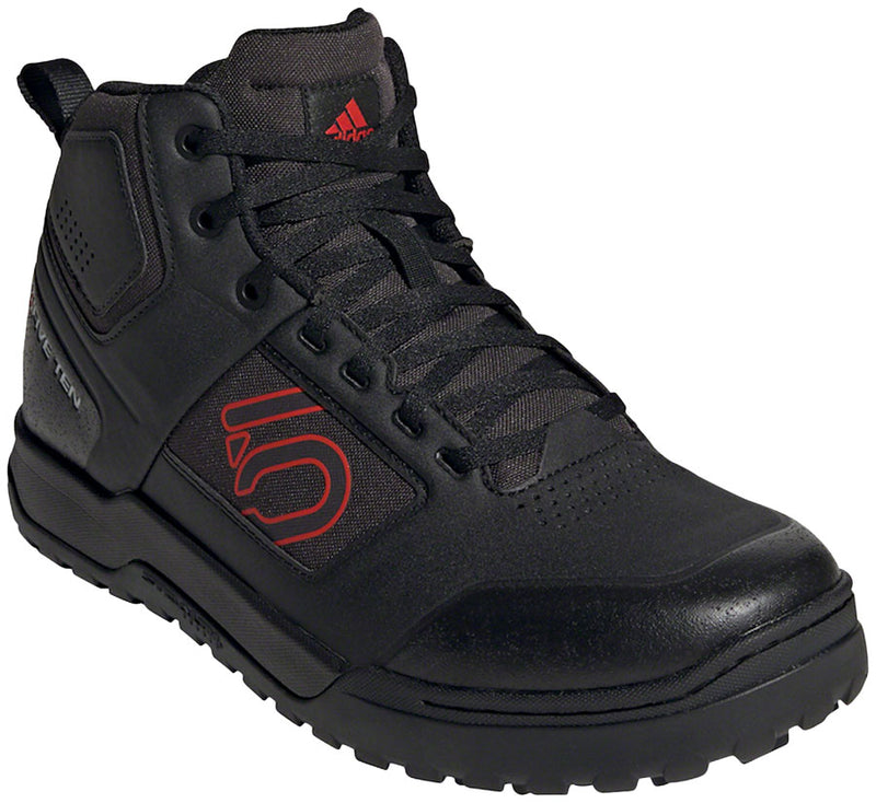 Load image into Gallery viewer, Five Ten Impact Pro Mid Flat Shoes  -  Men's Core Black/Red/Core Black 7
