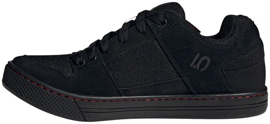 Five Ten Freerider Flat Shoes - Men's Core Black / Core Black  / Red 12.5