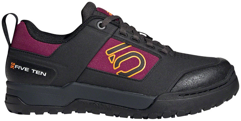 Load image into Gallery viewer, Five Ten Impact Pro Flat Shoes - Women's Core BLK / Signal Orange / Power Berry 8
