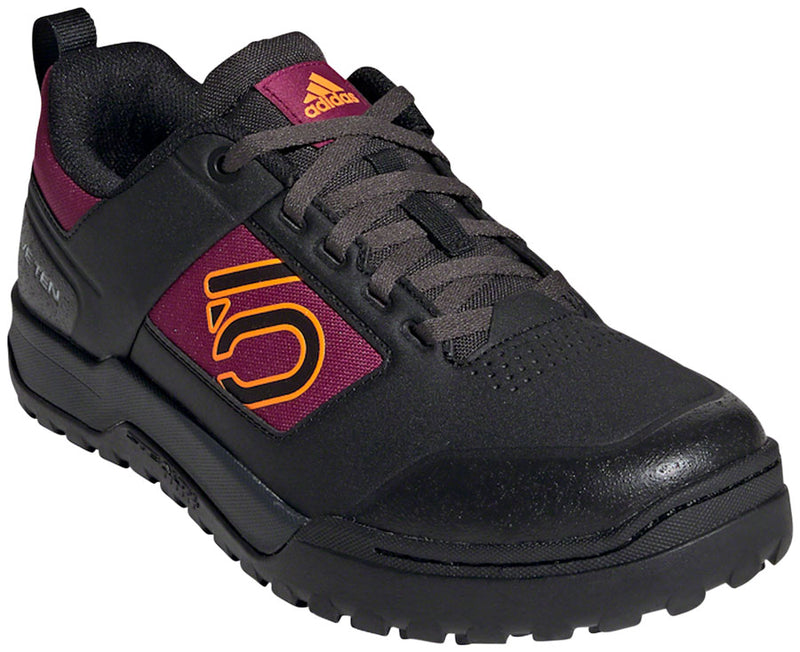 Load image into Gallery viewer, Five Ten Impact Pro Flat Shoes - Women's Core BLK / Signal Orange / Power Berry 8.5
