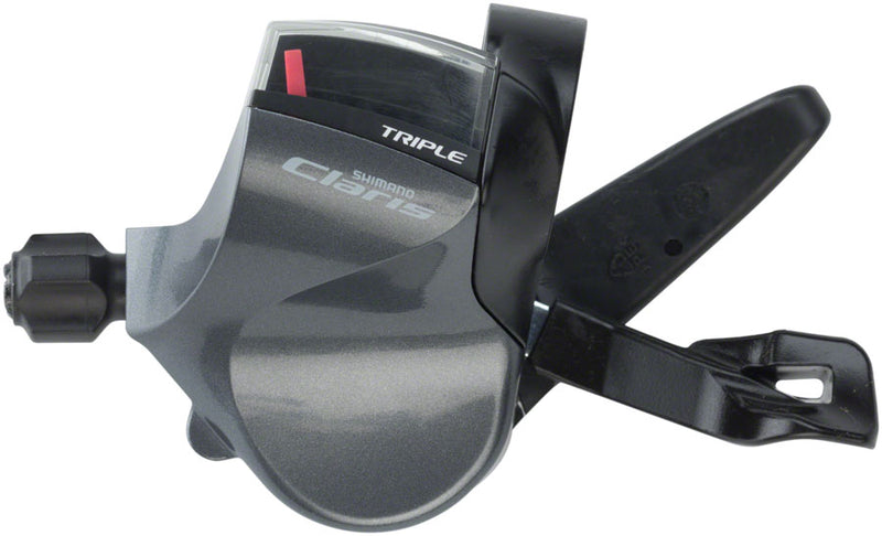 Load image into Gallery viewer, Shimano Claris SL-R2030 Triple (3x) Left Flat Bar Shifter
