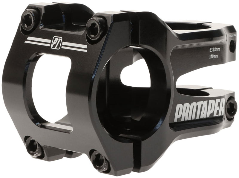 Load image into Gallery viewer, ProTaper Vice Trail Stem - 40mm 31.8mm Clamp +/-0 1 1/8" Aluminum Black
