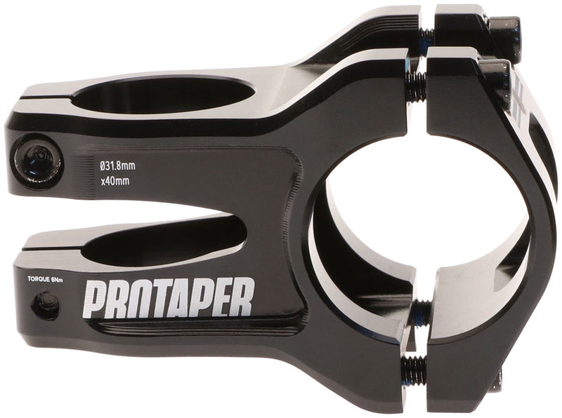Load image into Gallery viewer, ProTaper Vice Trail Stem - 40mm 31.8mm Clamp +/-0 1 1/8" Aluminum Black
