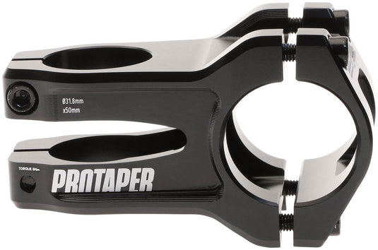 ProTaper Vice Trail Stem - 50mm 31.8mm Clamp +/-0 1 1/8" Aluminum Black