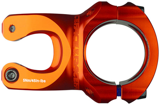 RaceFace Turbine R 35 Stem - 40mm 35mm Clamp +/-0 1 1/8" Orange