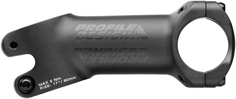 Load image into Gallery viewer, Profile Design 1/Seventeen Stem - 110 mm 31.8 Clamp +/-17 1 1/8" Alloy Black
