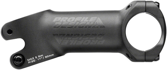 Profile Design 1/Seventeen Stem - 60 mm 31.8 Clamp +/-17 1 1/8" Alloy Black