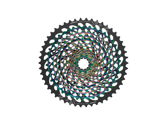SRAM XX1 Eagle AXS XG-1299 Cassette - 12-Speed 10-50t Rainbow For XD Driver Body