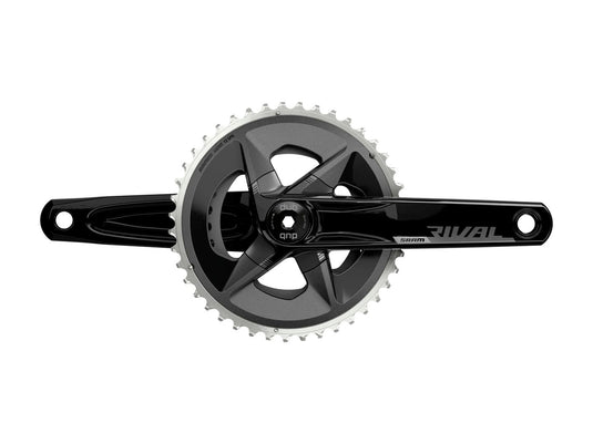 SRAM Rival AXS Wide Crankset - 170mm 12-Speed 43/30t 94 BCD DUB Spindle Interface BLK D1