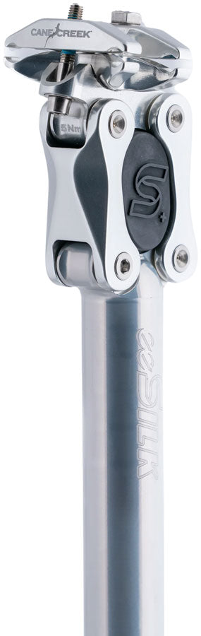 Load image into Gallery viewer, Cane Creek eeSilk+ Suspension Seatpost - Alloy 27.2 x 387mm 35mm Travel Silver
