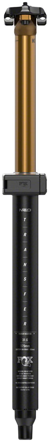 Load image into Gallery viewer, FOX Transfer Neo Factory Series Wireless Dropper Seatpost - 31.6 mm 175 mm Internal Routing Kashima Coat
