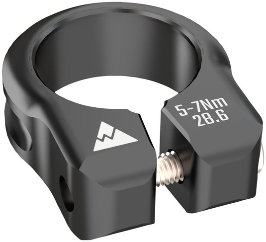 Wheels Manufacturing Seatpost Clamp - 28.6mm Bolt-On Black