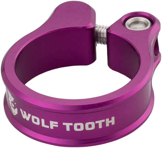 Wolf Tooth Seatpost Clamp - 29.8mm Bolt-On Purple