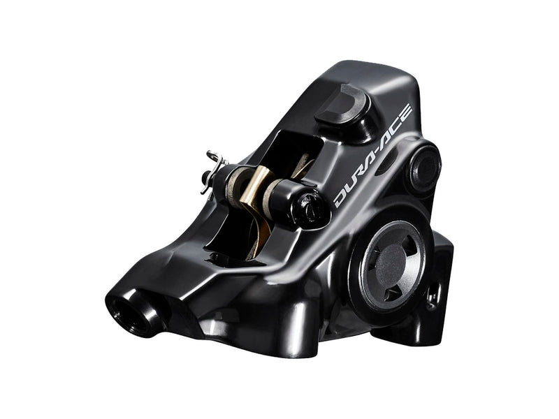 Load image into Gallery viewer, Shimano Dura-Ace BR-R9270-F Hydraulic Disc Brake Caliper - Front Flat Mount Resin Brake Pads
