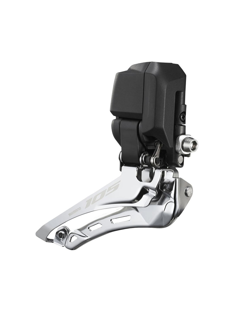 Load image into Gallery viewer, Shimano 105 FD-R7150 Di2 Front Derailleur - 2x For 2x12-Speed Braze-On Down-Swing BLK
