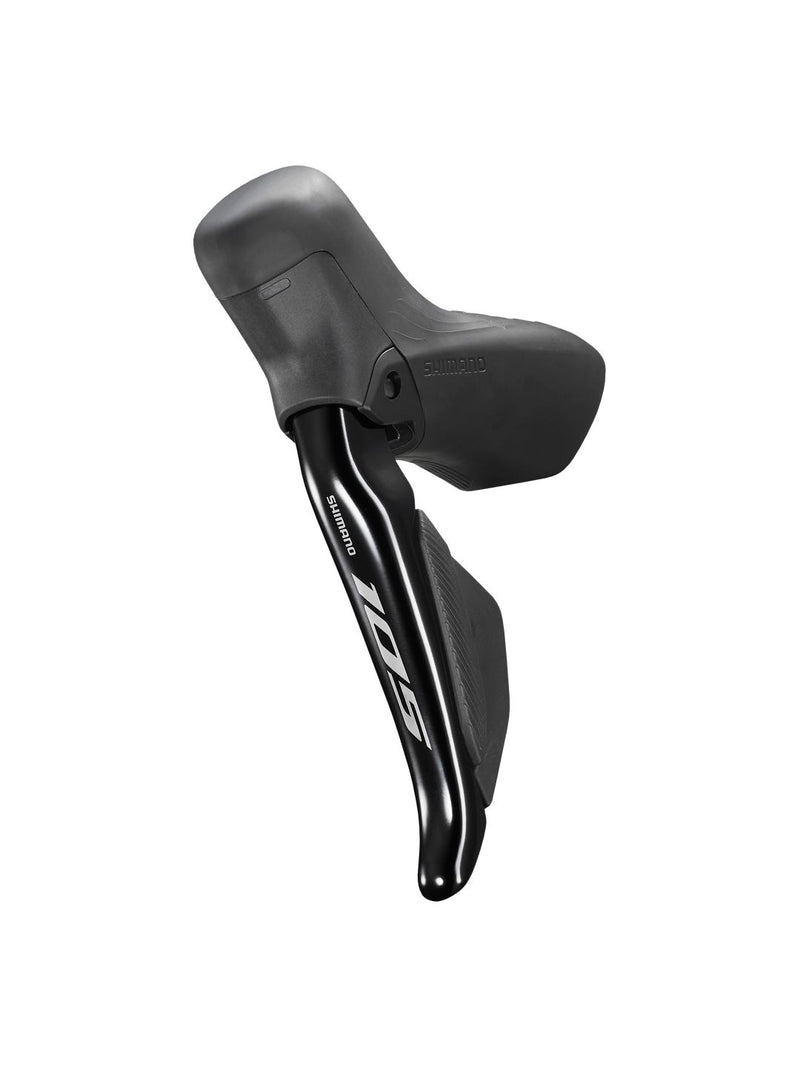 Load image into Gallery viewer, Shimano 105 ST-R7170-L Di2 Shift/Brake Lever BR-R7170 Hydraulic Disc Brake Caliper - Front 2x Flat Mount Fork Adaptor BLK
