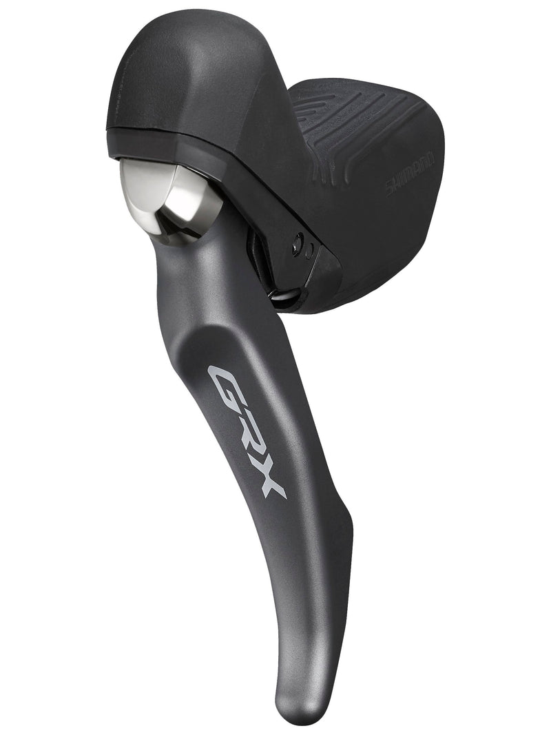 Load image into Gallery viewer, Shimano GRX BL-RX810/BR-RX810 Disc Brake Lever - Front Hydraulic Flat Mount Finned Resin Pads BLK
