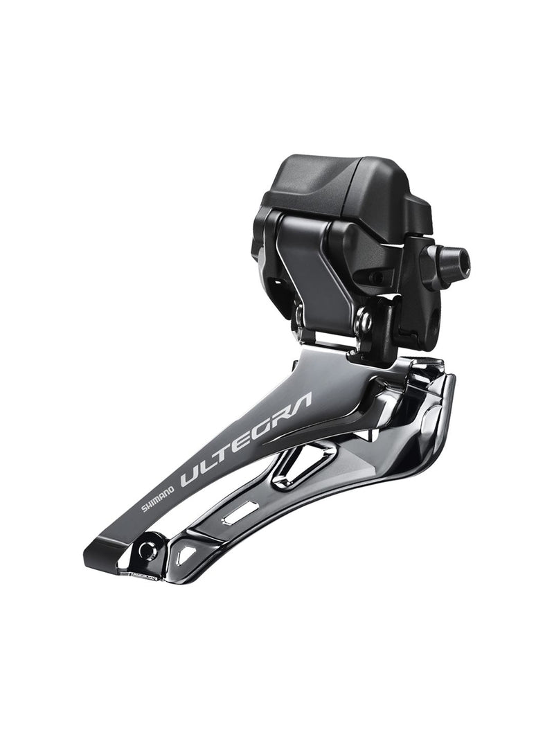 Load image into Gallery viewer, Shimano Ultegra FD-R8150 Di2 Front Derailleur - 2x12-Speed Braze-on Down Swing For 50-54t Max BLK/Silver
