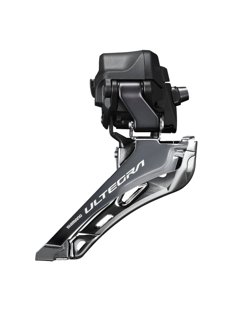 Load image into Gallery viewer, Shimano Ultegra FD-R8150 Di2 Front Derailleur - 2x12-Speed Braze-on Down Swing For 50-54t Max BLK/Silver
