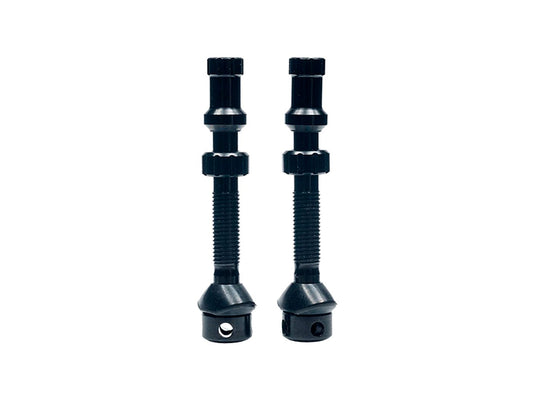 Stan's Tubeless Universal+ Valve Stems - Alloy Regular 20mm Black Pair