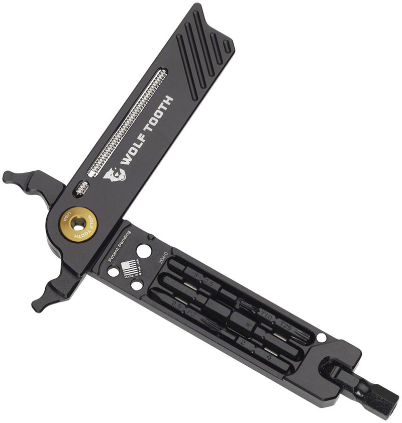 Load image into Gallery viewer, Wolf Tooth 8-Bit Pliers Gold Bolt
