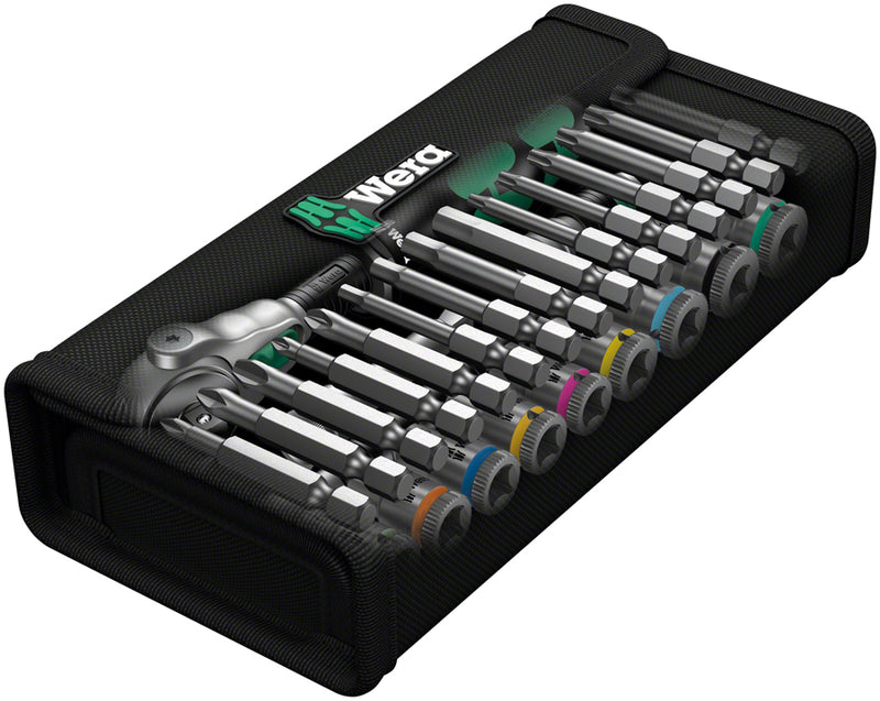 Load image into Gallery viewer, Wera 8100 SA 6 Zyklop Speed Ratchet Set - 1/4" Drive Metric
