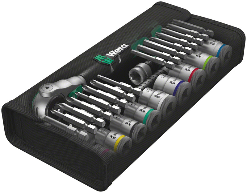 Load image into Gallery viewer, Wera 8100 SB 6 Zyklop Speed Ratchet Set - 3/8" Drive Metric
