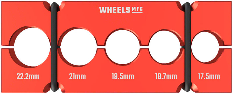 Load image into Gallery viewer, Wheels Manufacturing Vice Shaft Clamp - For Medium Sized Common Axle Suspension Components
