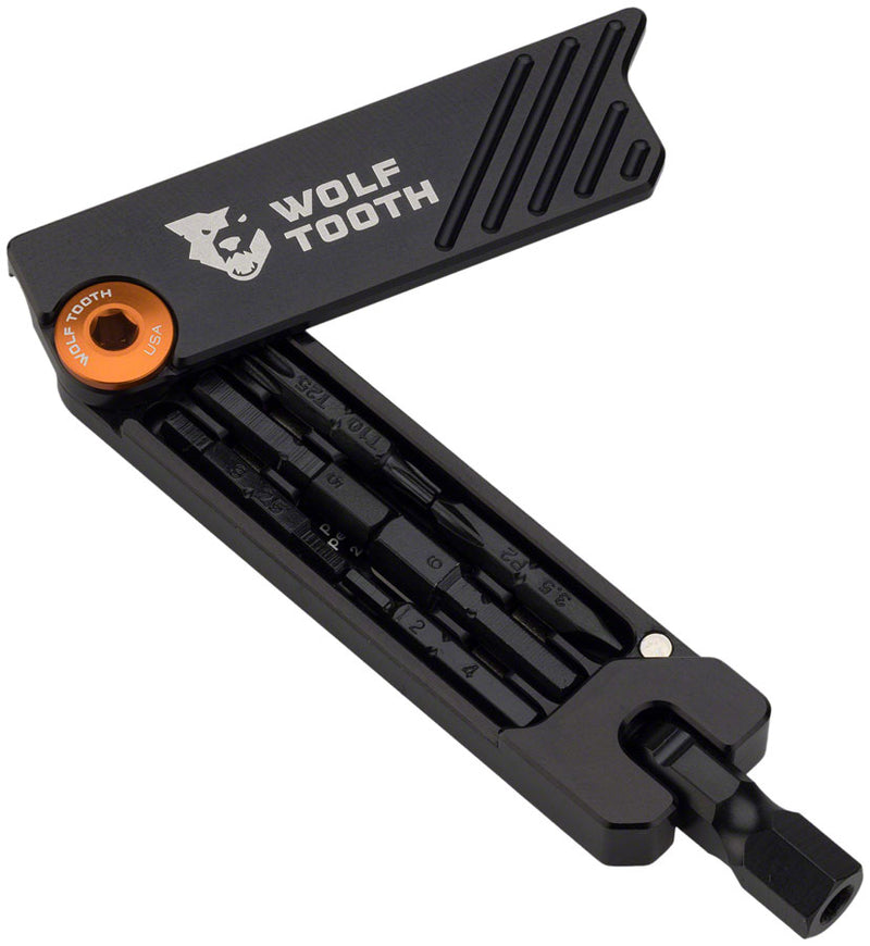 Load image into Gallery viewer, Wolf Tooth 6-Bit Hex Wrench - Multi-Tool Orange
