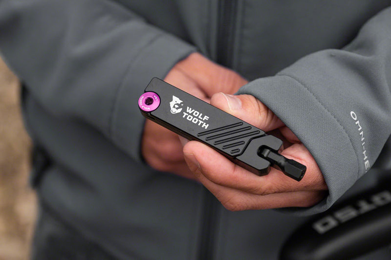 Load image into Gallery viewer, Wolf Tooth 6-Bit Hex Wrench - Multi-Tool Purple
