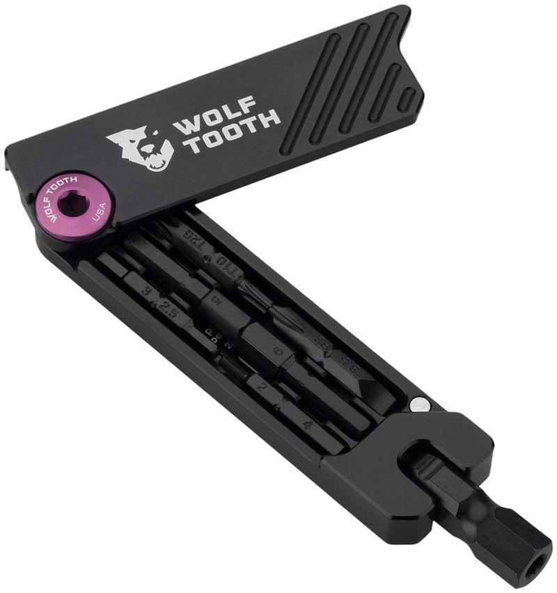 Load image into Gallery viewer, Wolf Tooth 6-Bit Hex Wrench - Multi-Tool Purple
