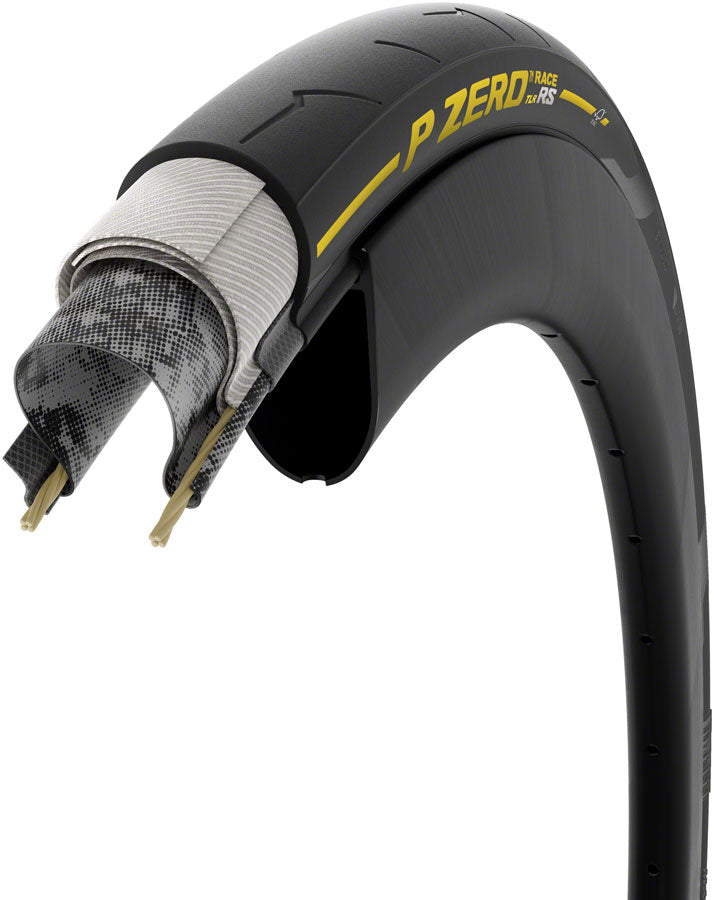Load image into Gallery viewer, Pirelli P ZERO Race TLR RS Tire - 700 x 30 Tubeless Folding YLW Label Team Edition SpeedCore SmartEvo
