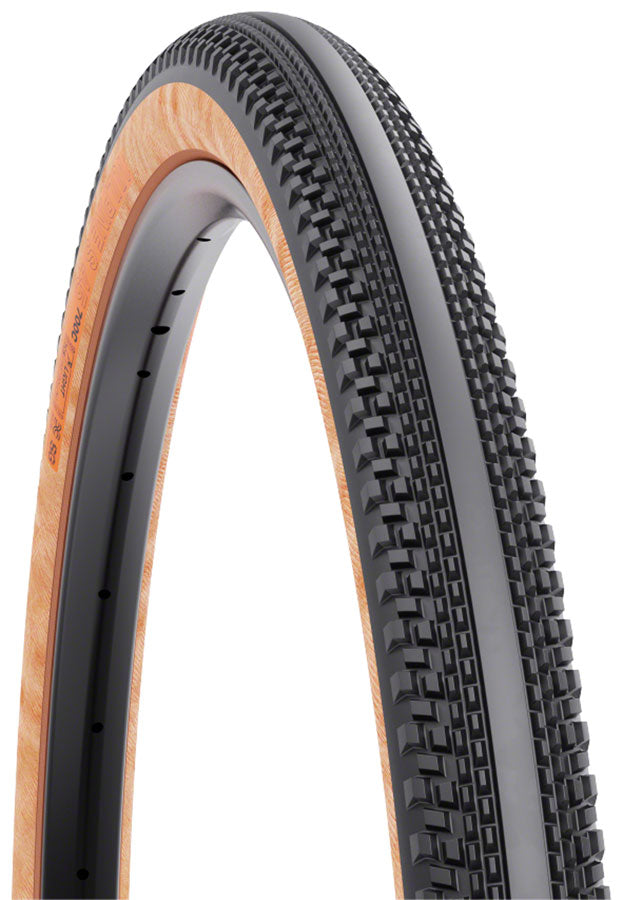 Load image into Gallery viewer, WTB Vulpine S Tire - 700 x 45 TCS Tubeless Folding BLK/Tan Light/Fast Rolling Dual DNA SG
