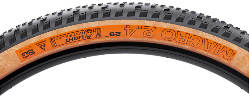 Load image into Gallery viewer, WTB Macro Tire - 29 x 2.4 TCS Tubeless Folding BLK/Tan Light/Fast Rolling TriTec SG
