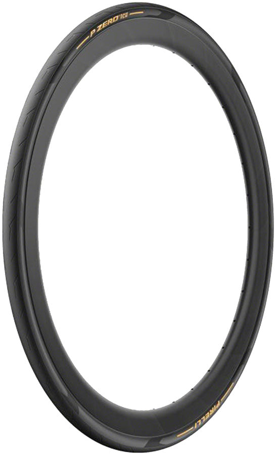 Load image into Gallery viewer, Pirelli P ZERO Race TLR Tire - 700 x 28 Tubeless Folding BLK/Gold SmartEvo SpeedCore

