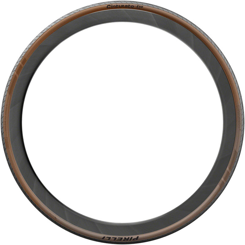 Load image into Gallery viewer, Pirelli Cinturato EVO TLR Tire - 700 x 30 Tubeless Folding Classic Tan TechWall+Road SmartEvo AS
