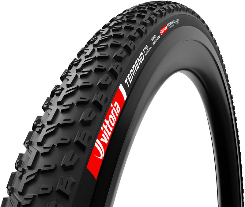 Load image into Gallery viewer, Vittoria Terreno T70 Coarse Loose Tire - 700 x 40 Tubeless Folding BLK Gravel Endurance Graphene G2.0
