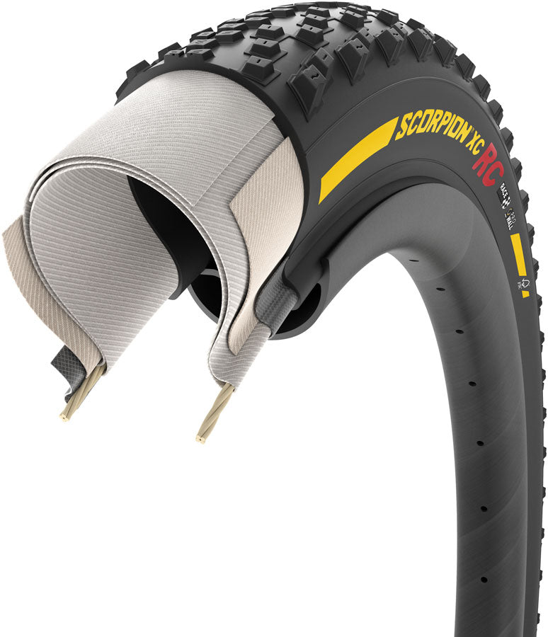 Load image into Gallery viewer, Pirelli Scorpion XC RC Tire - 29 x 2.4 Tubeless Folding YLW Label Team Edition ProWall Race

