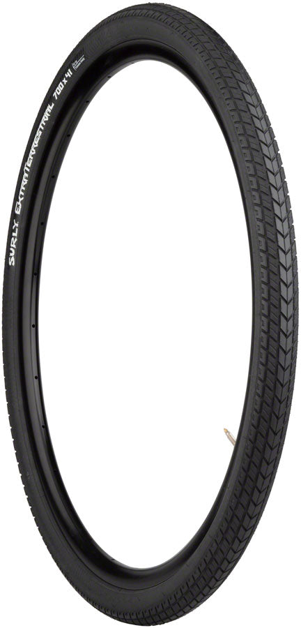 Load image into Gallery viewer, Surly ExtraTerrestrial Tire - 700 x 41 Tubeless Folding Black 60tpi

