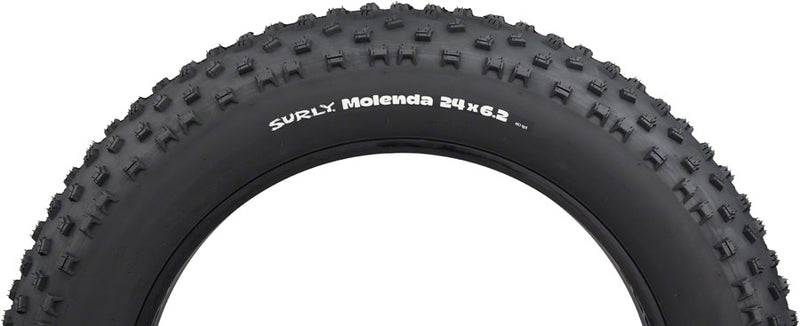Load image into Gallery viewer, Surly Molenda Tire - 24 x 6.2 Tubeless Folding Black 60 TPI
