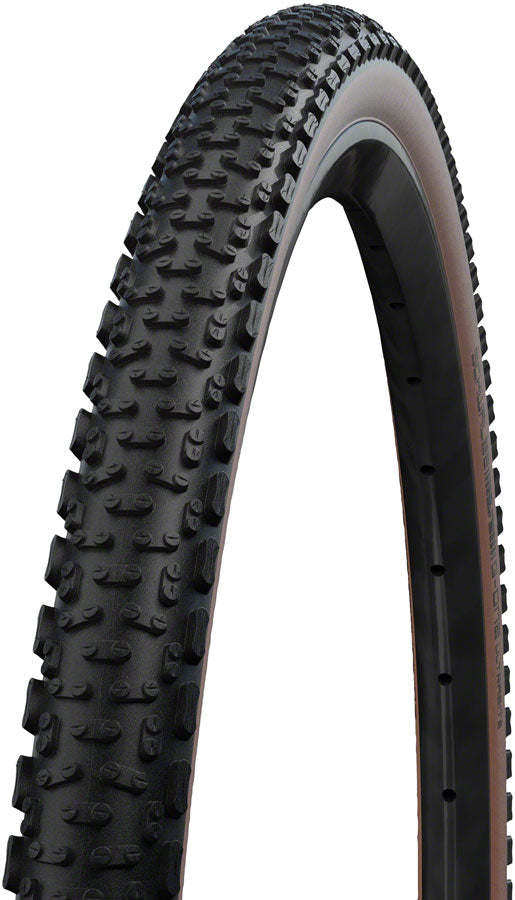 Load image into Gallery viewer, Schwalbe G-One Ultrabite Tire - 700 x 40 Tubeless Folding BLK/Bronze Performance Line Race Guard Addix
