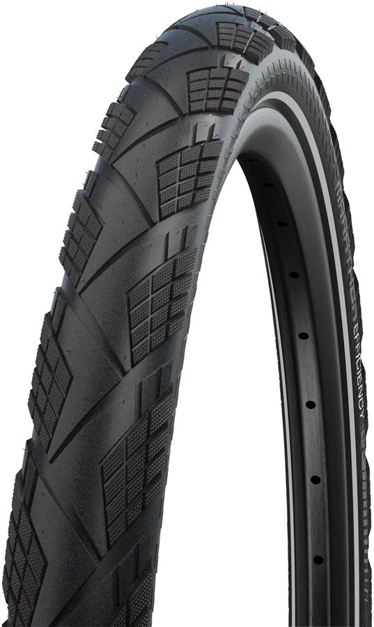 Load image into Gallery viewer, Schwalbe Marathon Efficiency Tire - 700 x 45 Clincher Folding BLK/Reflective Evolution Line Super Race V-Guard Addix Race E-50
